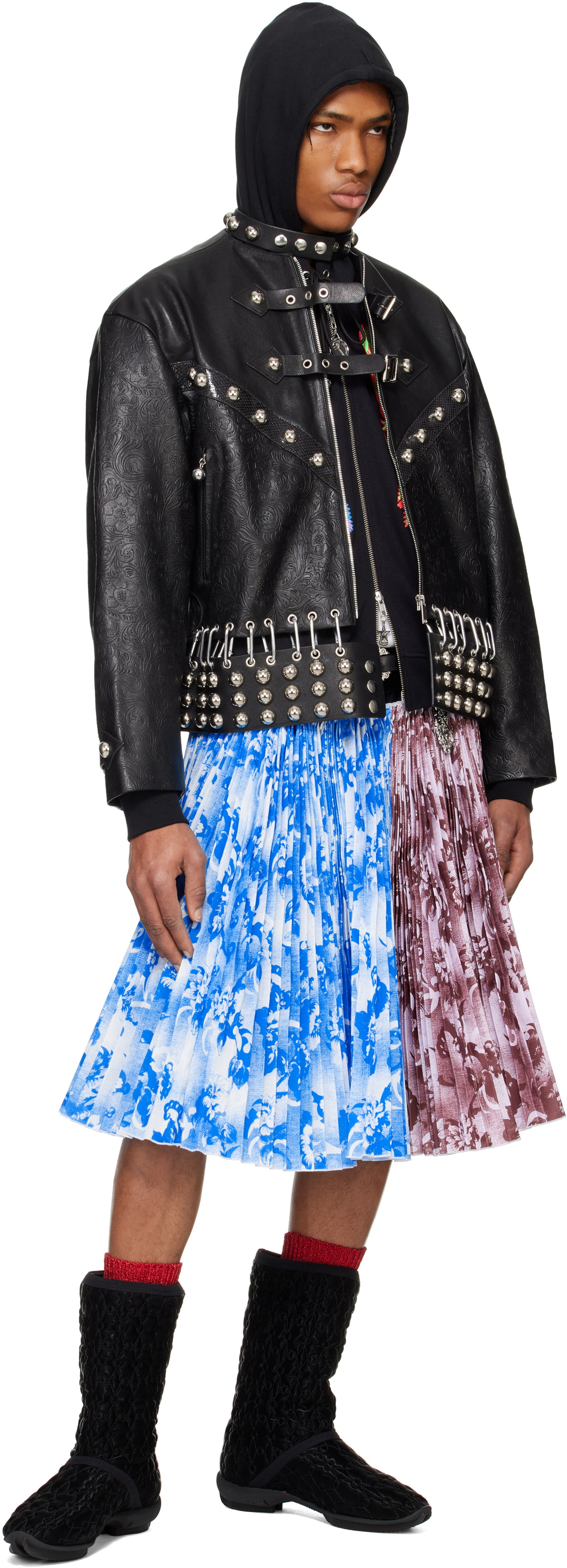 Chopova Lowena Black Lunge Leather Jacket Chopova Lowena