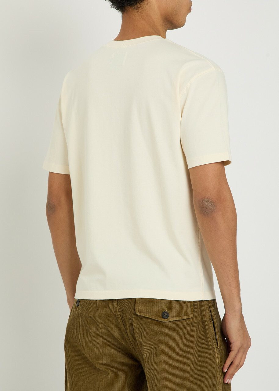 Drake's Hiking Cotton T-shirt White