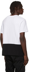 Moncler White & Black Logo T-Shirt
