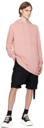 Rick Owens DRKSHDW Pink Pullover Hoodie
