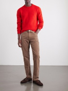 FRAME - Modern Straight-Leg Cotton-Blend Corduroy Trousers - Brown