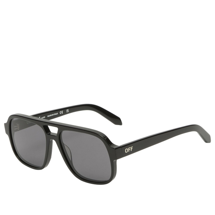 Photo: Off-White Sunglasses Forks Sunglasses in Black 