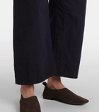 Leset Kyoto cotton wide-leg pants