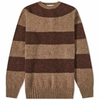 YMC Men's Brushed Lambswool Knit in Brown