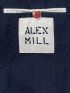 ALEX MILL - Mercer Linen Blazer - Blue