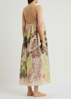 Desmond & Dempsey Dreamland Printed Cotton Nightdress Multicoloured