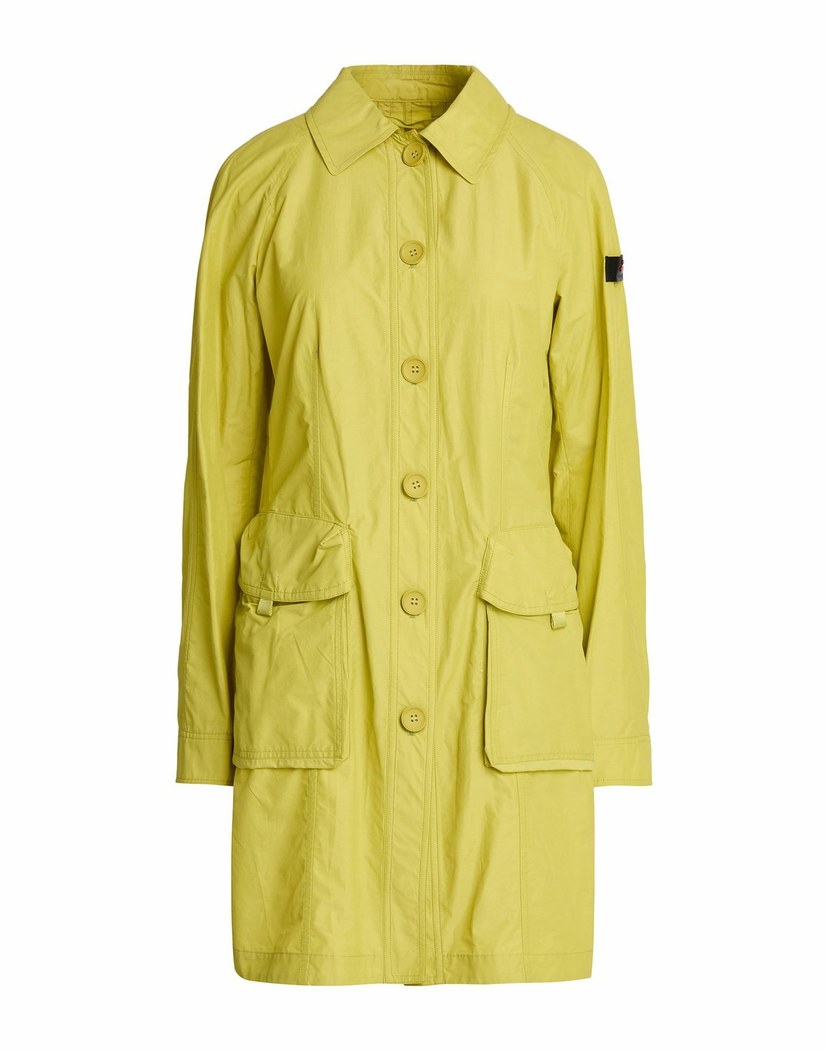 Peuterey Womens Overcoat & Trench Coat in Light green
