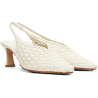 Bottega Veneta Off-White Sofia Heels