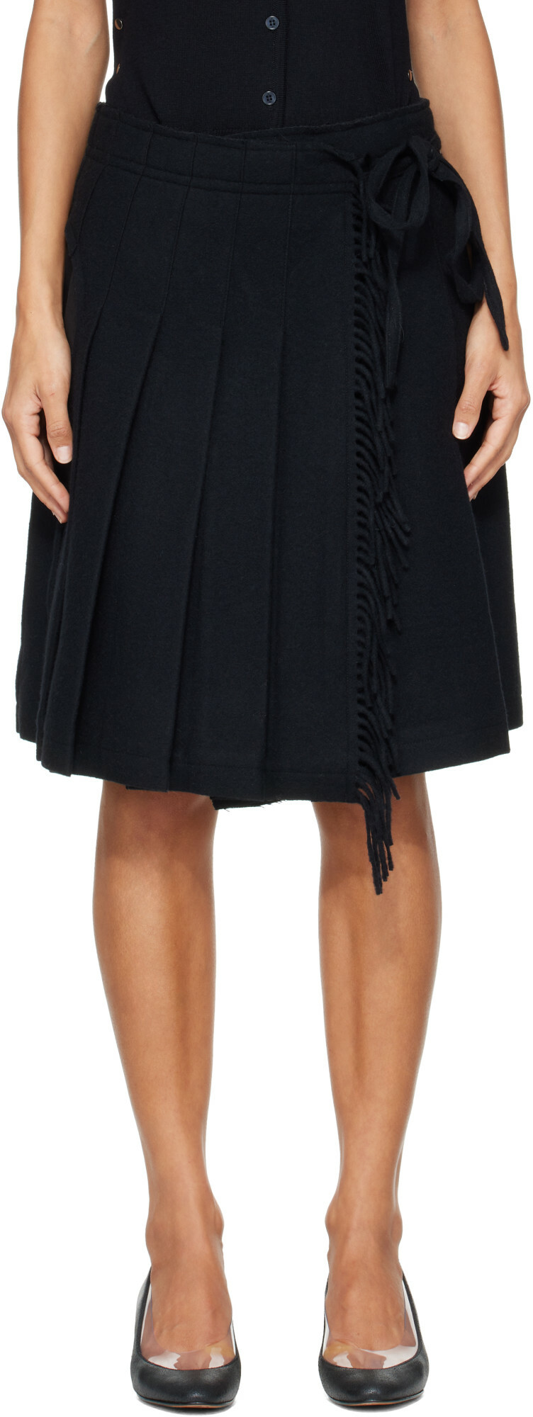 OPEN YY Gray YY Hug & Heart Cutout Midi Skirt OPEN YY
