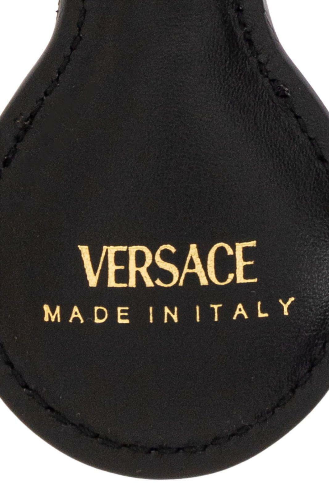 Versace Medusa Plaque Lobster Claw Fastened Keyring