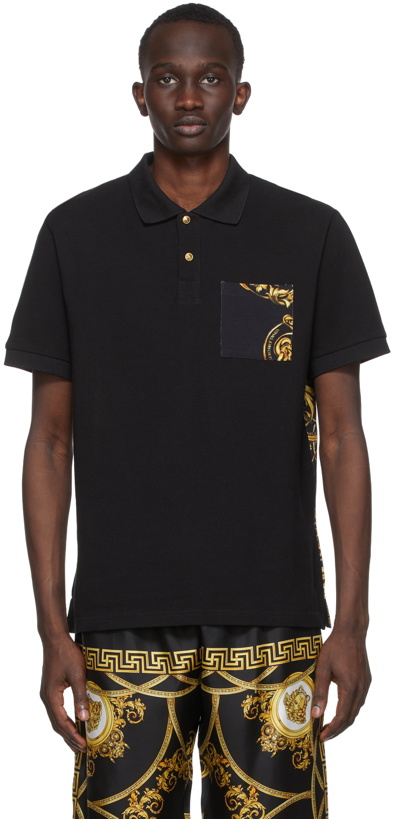 Photo: Versace Jeans Couture Black Regalia Baroque Polo