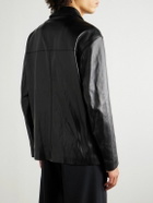 LEMAIRE - Leather Jacket - Black
