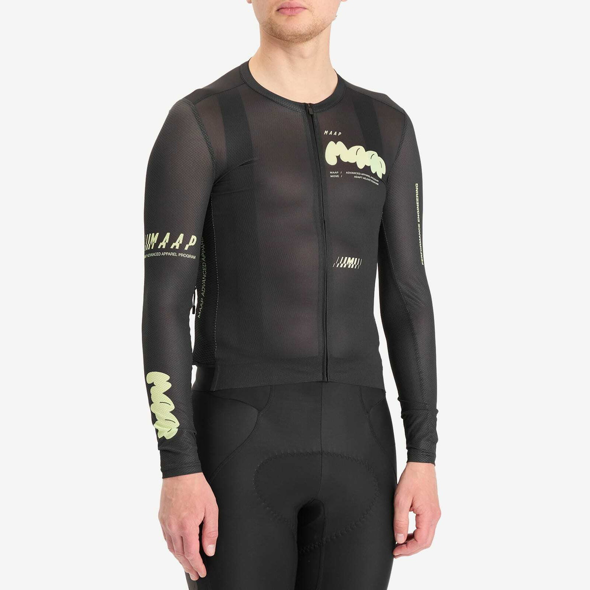 MAAP Men's Aerate Pro Air Long Sleeve Jersey 3.0 in Black
