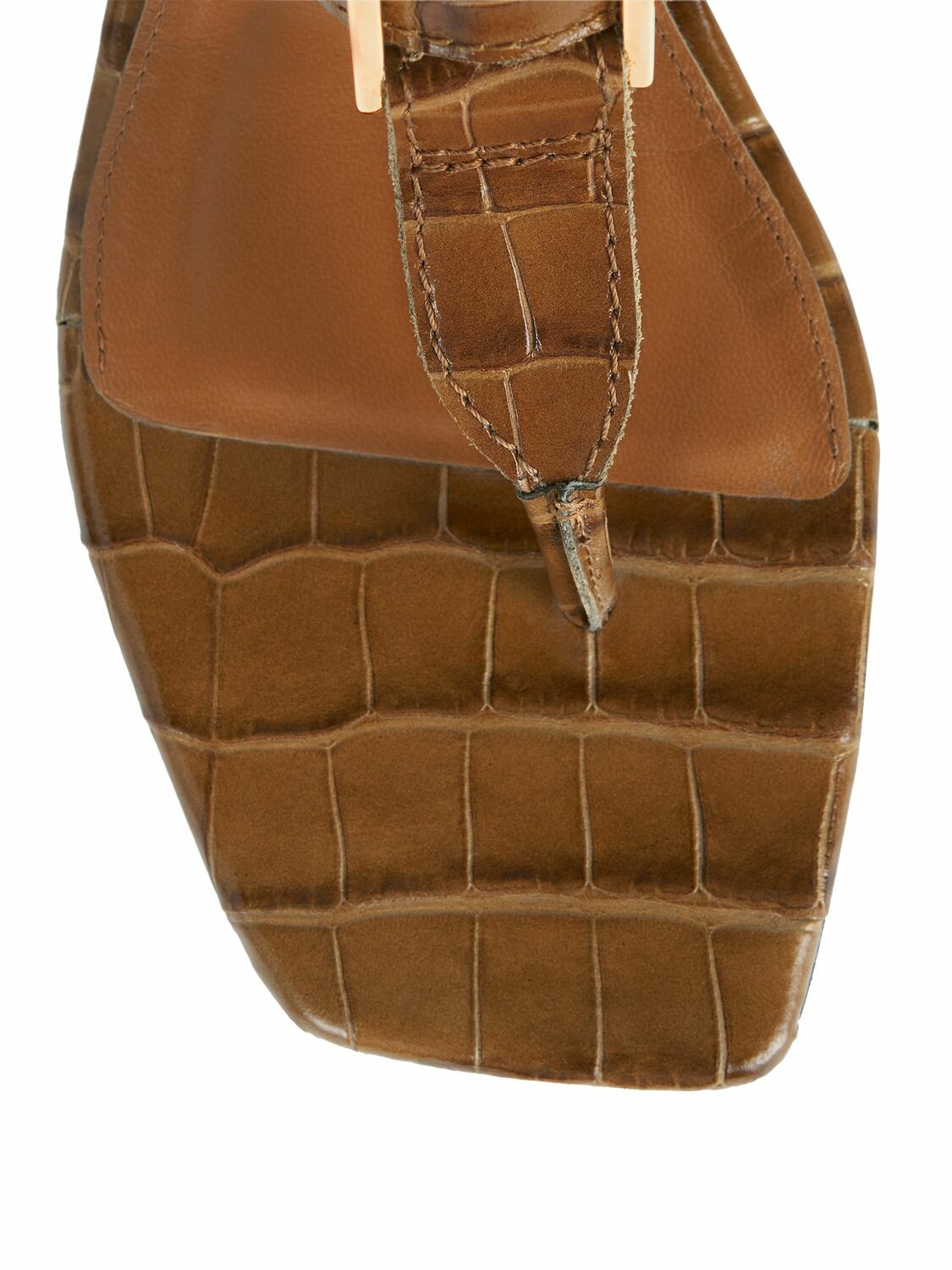 サンダル・ミュール Toteme 35mm Lizard print leather thong sandals TOTEME 35mm Lizard Print Leather Thong Sandals Toteme