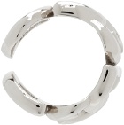 Dolce & Gabbana Silver DG Logo Single Ear Cuff