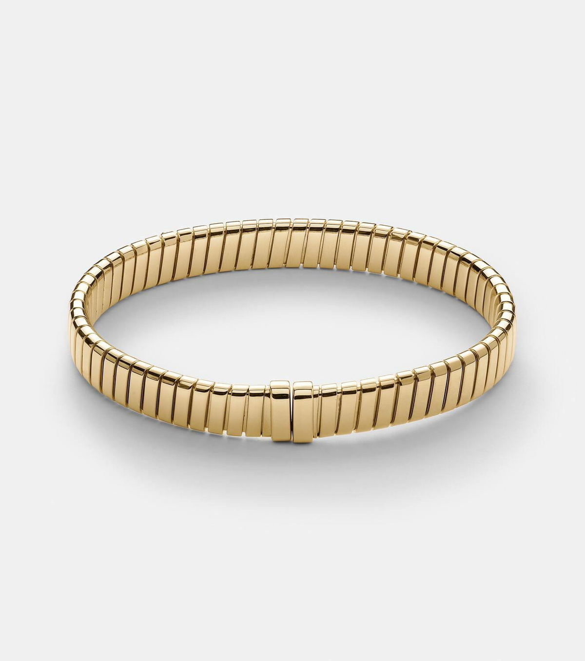 Bvlgari Bvlgari Tubogas 18kt gold bracelet with diamonds