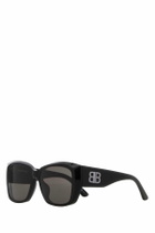 Balenciaga Black Acetate Sunglasses