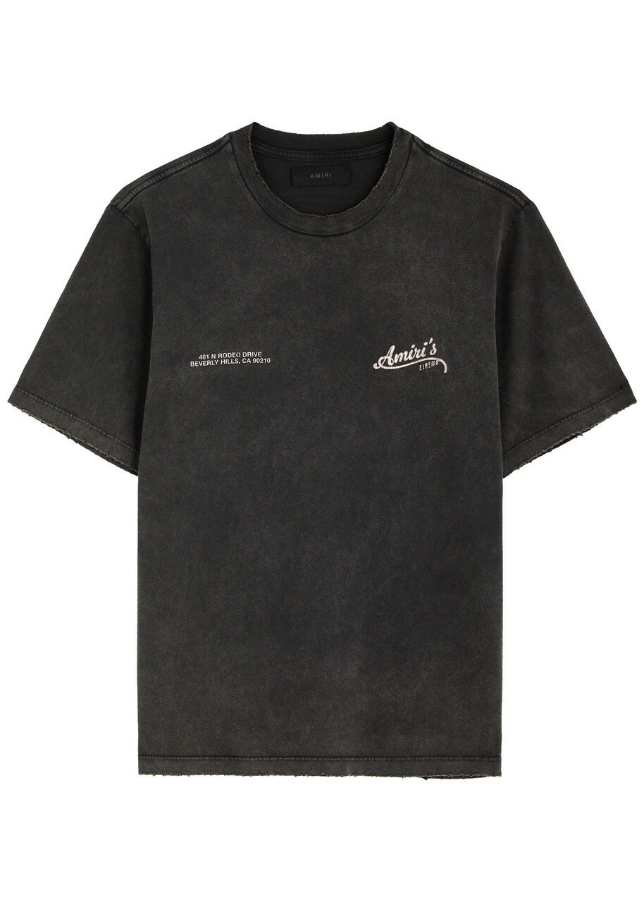 Amiri Cinema Printed Cotton T-shirt Black Amiri