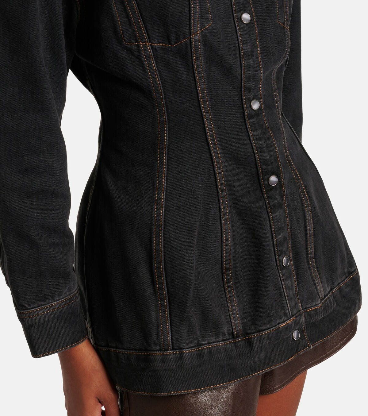Wardrobe.NYC Contour denim jacket