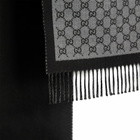 Gucci Men's Allover GG Scarves in Grey 