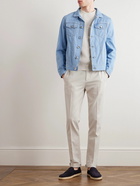 Brunello Cucinelli - Straight-Leg Cotton-Twill Trousers - Neutrals