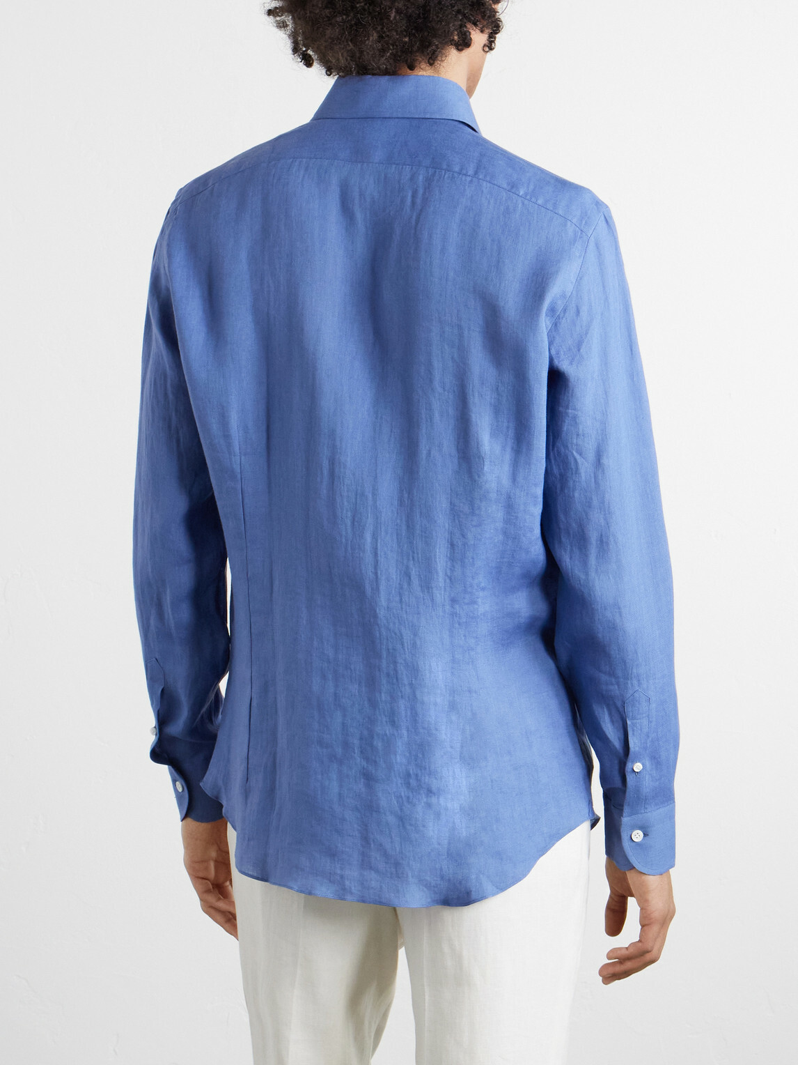 Thom Sweeney - Linen Shirt - Blue