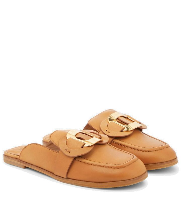 Photo: See By Chloe - Chany leather slippers