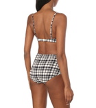 Solid & Striped - The Ginger checked bikini top