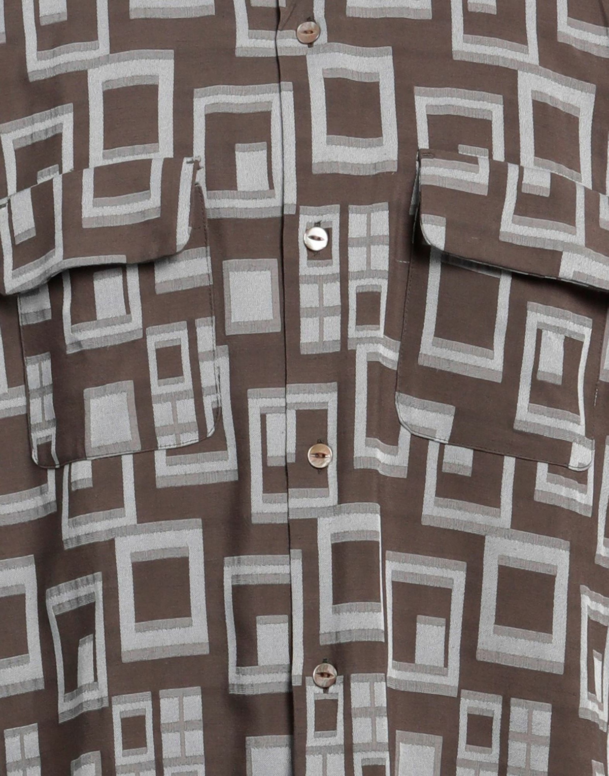 Needles Mens Shirt in Brown