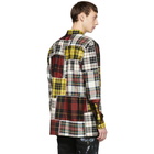 Palm Angels Multicolor Check Patchwork Shirt