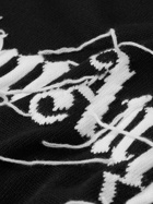 Palm Angels - Logo-Intarsia Virgin Wool Sweater - Black