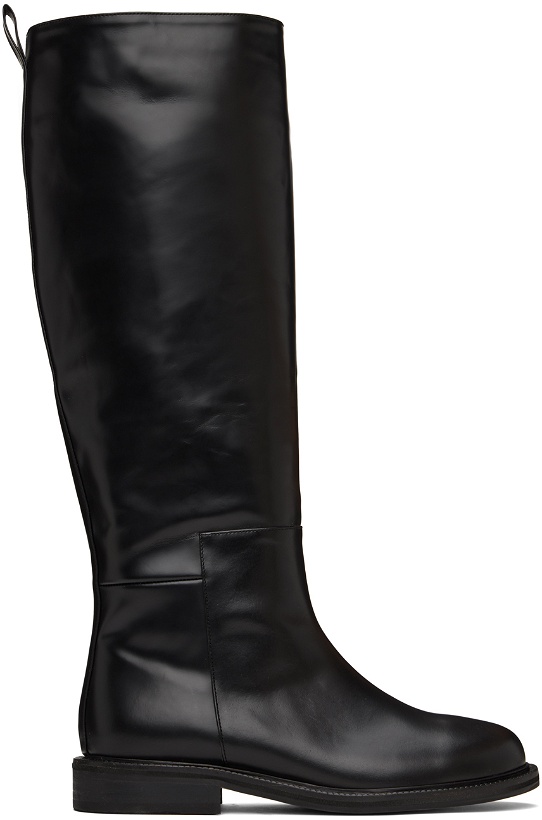 Photo: LE17SEPTEMBRE Black Leather Tall Boots