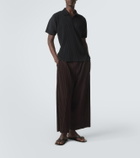 Homme Plissé Issey Miyake Basics pleated polo shirt
