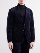 Sunspel - Cotton-Blend Corduroy Blazer - Blue