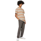 Saturdays NYC Khaki Stripe Randall Pocket T-Shirt