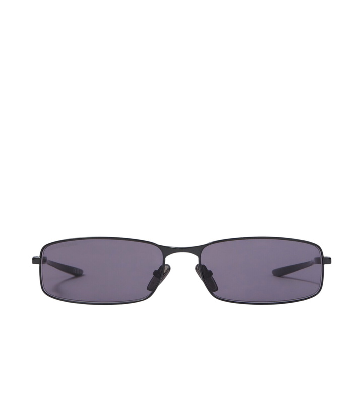 Photo: Balenciaga Logo rectangular sunglasses