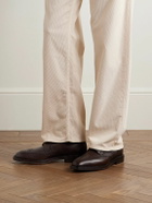 George Cleverley - Bryan Full-Grain Leather Brogue Boots - Brown