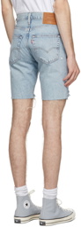 Levi's Blue 412 Slim Shorts