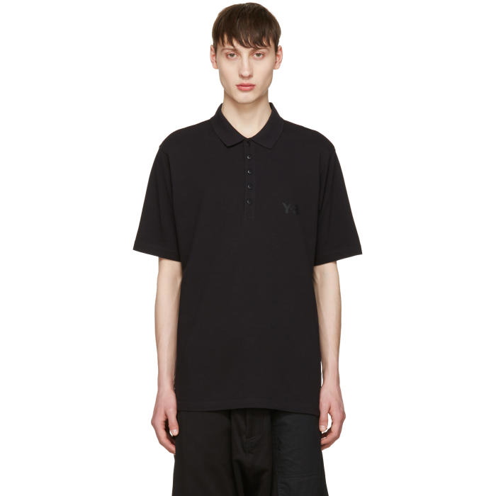 Photo: Y-3 Black Seasonal Polo