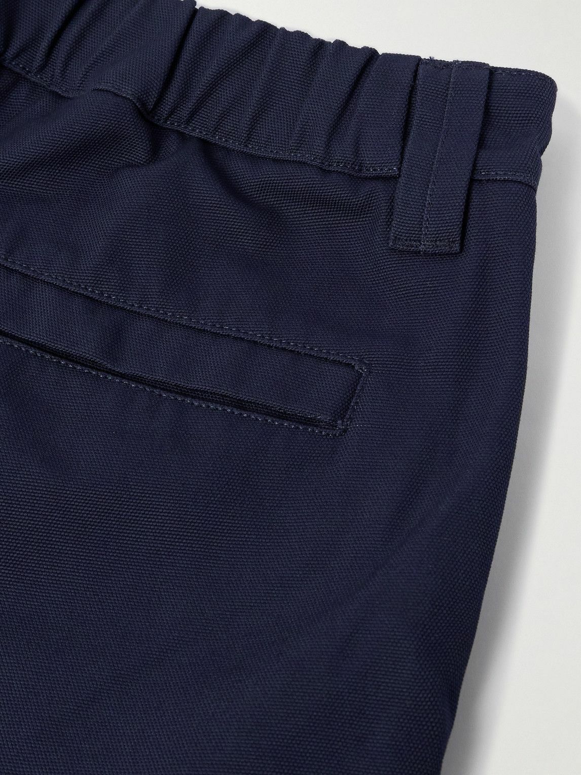 Stone Island - Straight-Leg Cotton-Canvas Cargo Trousers - Blue