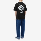 Magenta Men's Whale Plant T-Shirt in Black