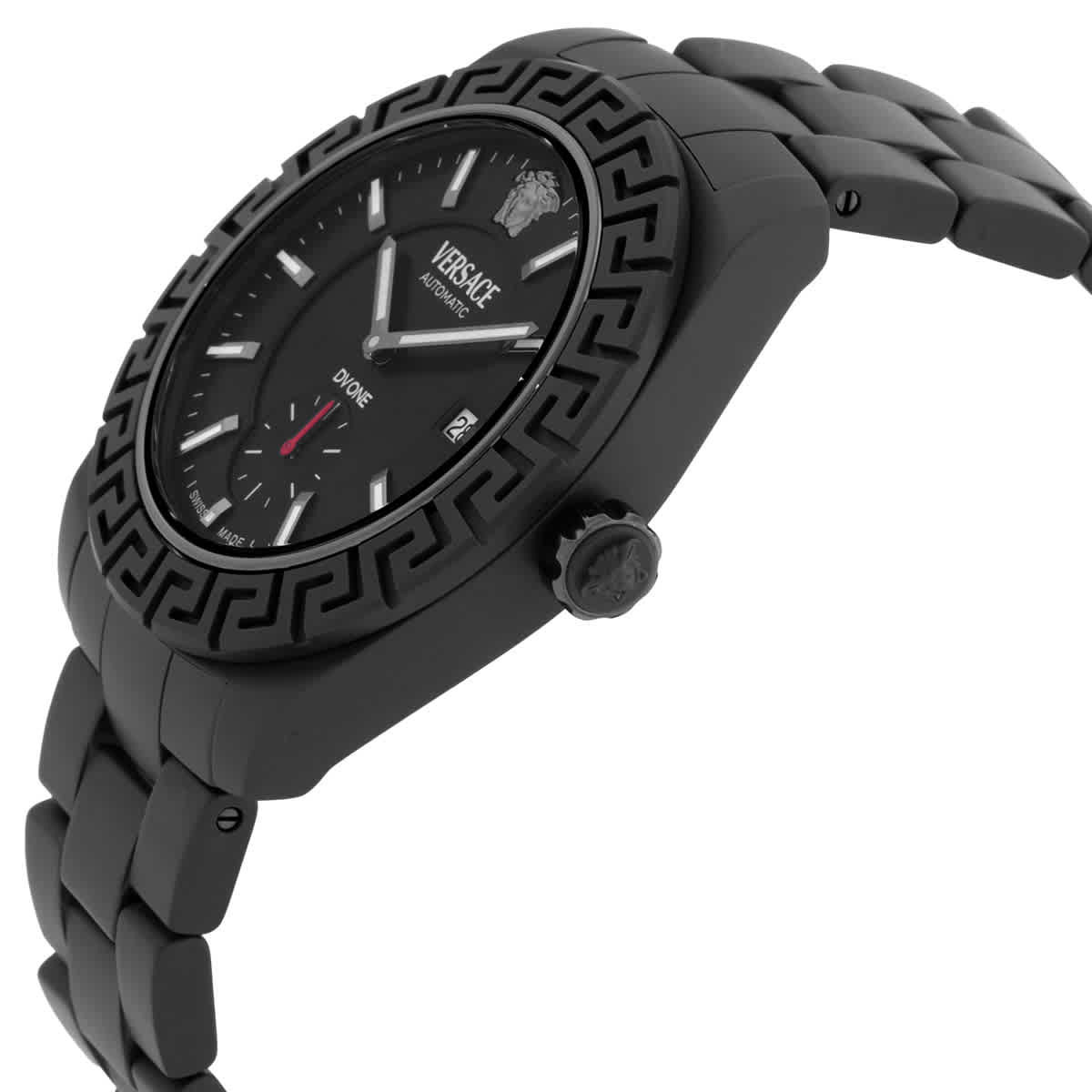 Versace DV One Automatic Black Dial Mens Watch VE7K00123