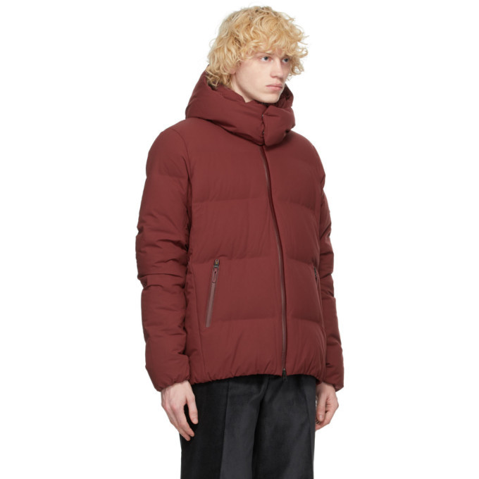 Descente Allterrain Red Down Mizusawa Anchor Jacket Descente