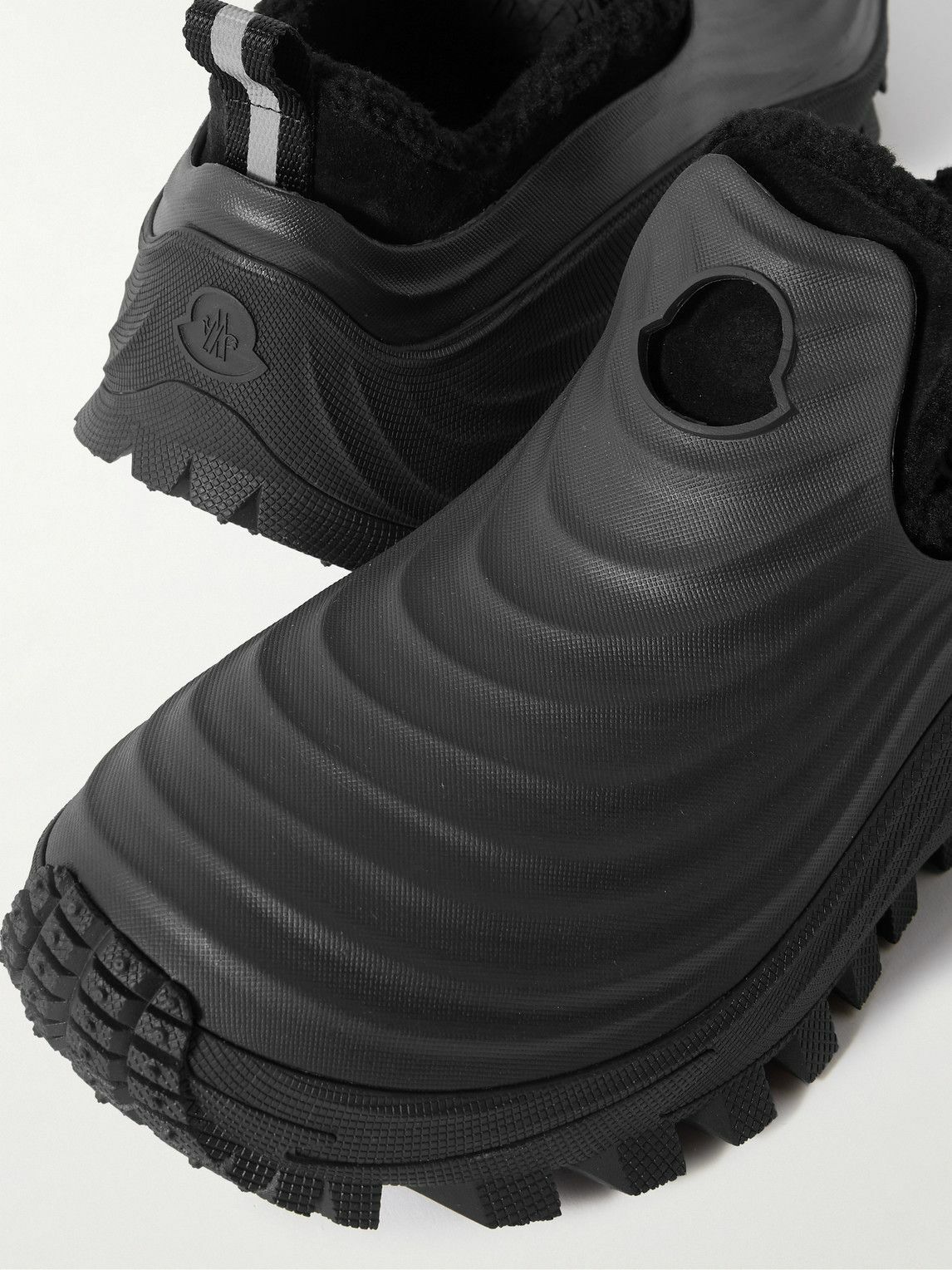 スニーカー Moncler Acqua Boots Sneakers MONCLER ACQUA HIGH Rain short Boots #37 shoes rubber Black