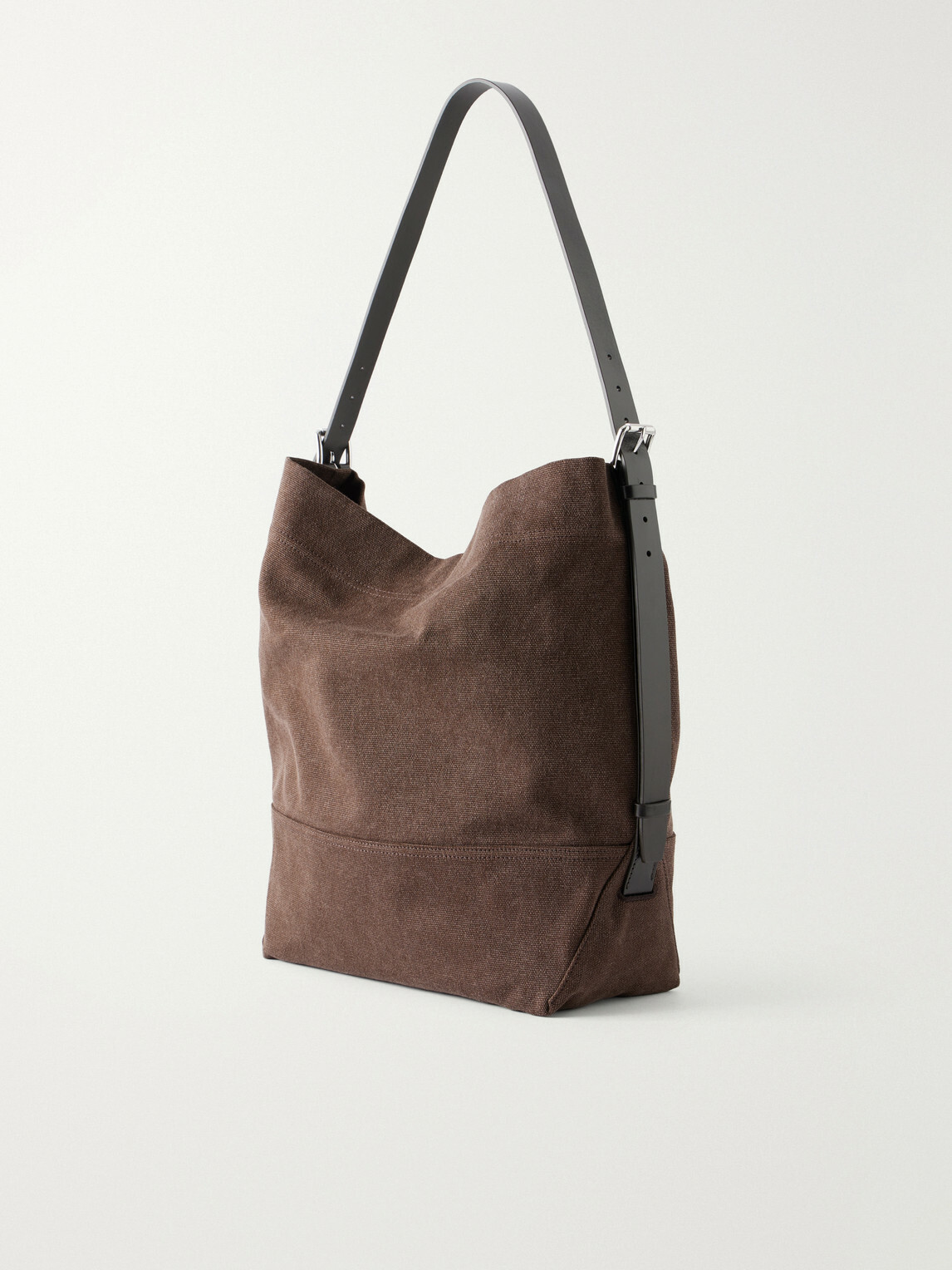 LEMAIRE - Leather-Trimmed Canvas Tote Bag