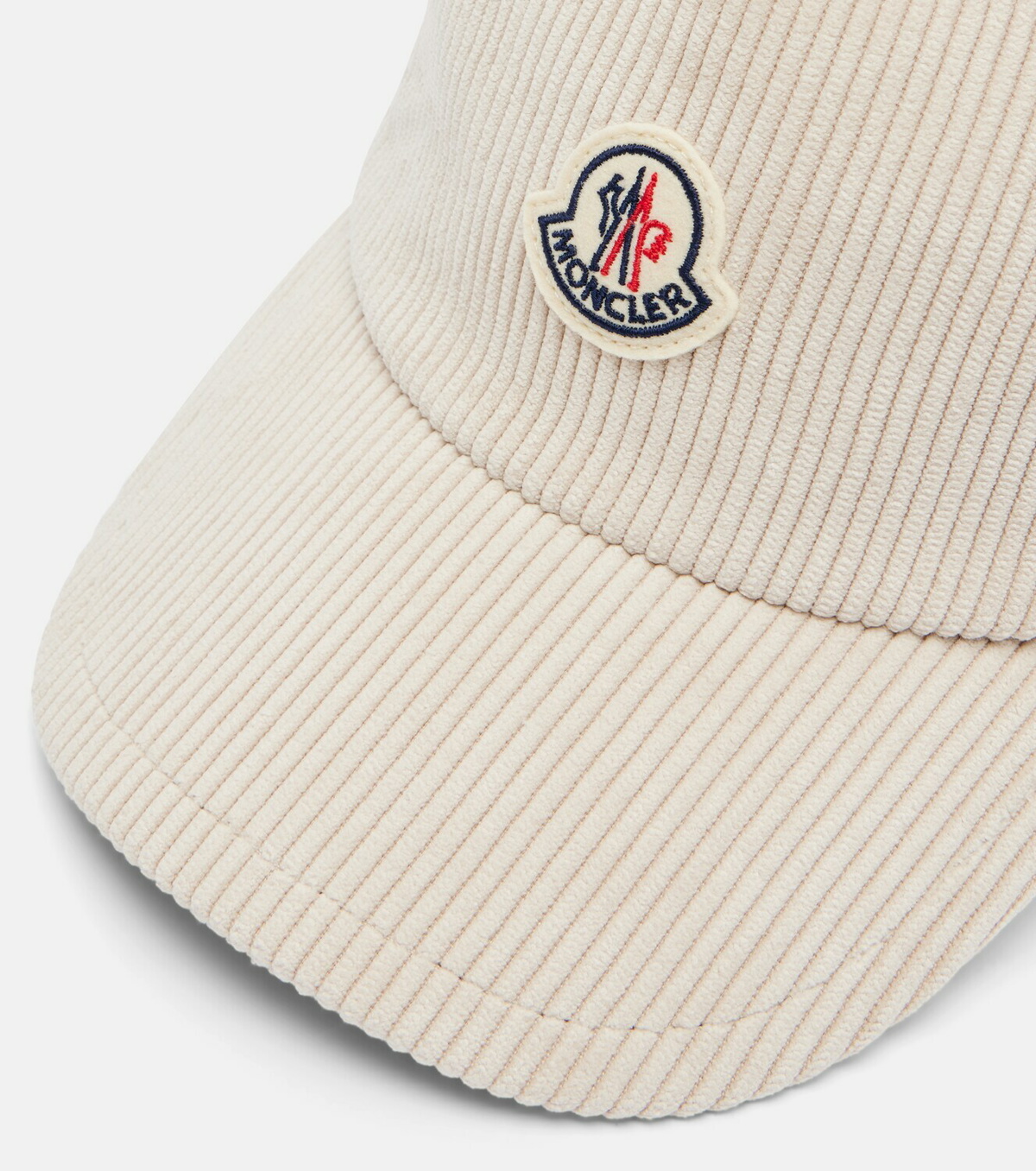 Moncler Logo corduroy baseball cap