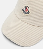 Moncler Logo corduroy baseball cap