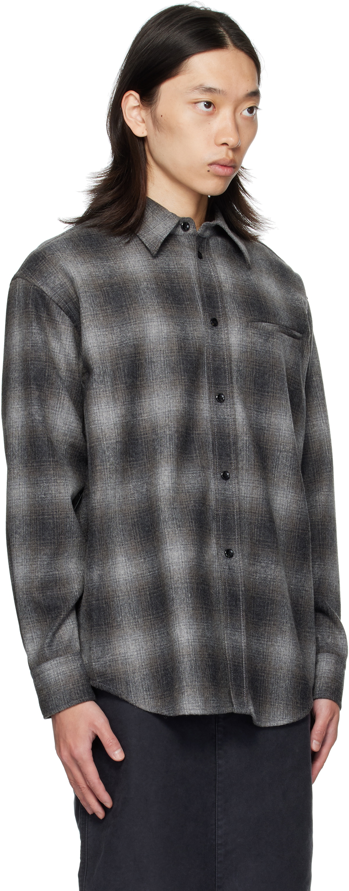 OUAT Gray Office Shirt
