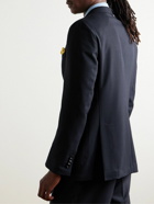 Drake's - Virgin Wool Suit Jacket - Blue