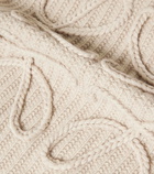 Loewe Anagram wool scarf